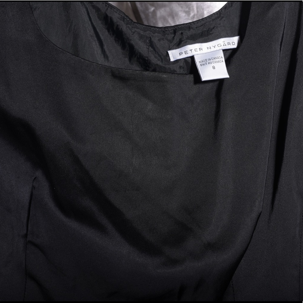 Peter Nygard square neck blouse with boned bodice - Picture 7 of 8